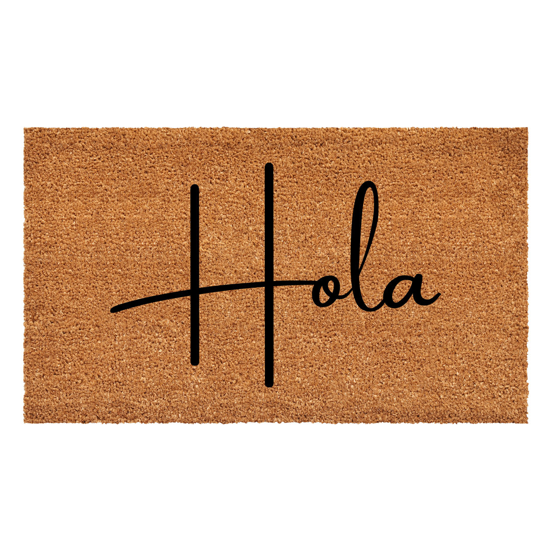 Aisling Non-Slip Indoor / Outdoor Doormat Hashtag Home Mat