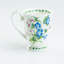 Tasses à café de jardin anglais en porcelaine tendre. Ensemble de 4 motifs assortis