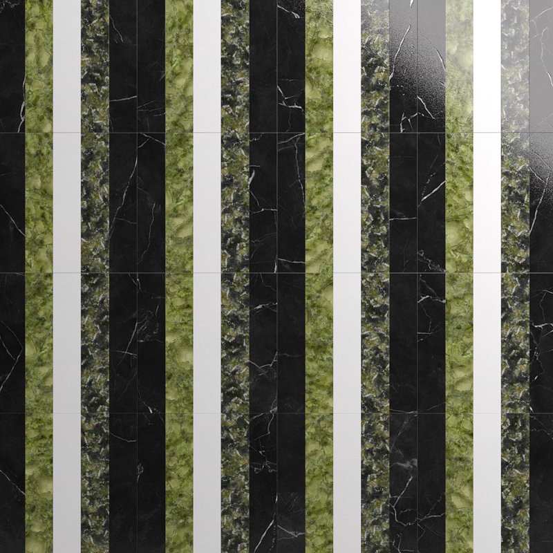Arc Linear 12X12 Polished Marble By Elizabeth Sutton, Soul