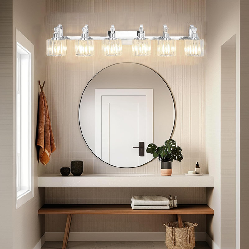 Éclairage pour meuble-lavabo à 6 lumières Kenin