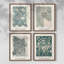 «William Morris VI», ensemble de 4 reproductions encadrées-1601497448-1601497451