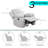 3-Piece Manual Reclining Living Room Sofa Set-1658701644