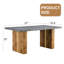 Table moderne au design gris ciment et fabrication de qualité pour votre salle à manger
