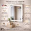 Atherton LED ETL Certified Frameless Anti-Fog Dimmable 3-colors Wall Mounted Modern Vanity Mirror For Bathroom -1533195447