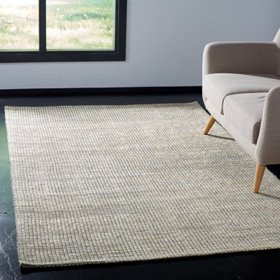 Tapis ivoire tissé à la main Zaragoza