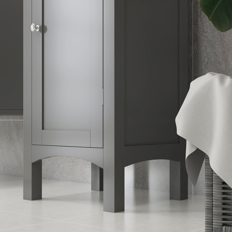 Armoire de salle de bain Betrice, Gris
