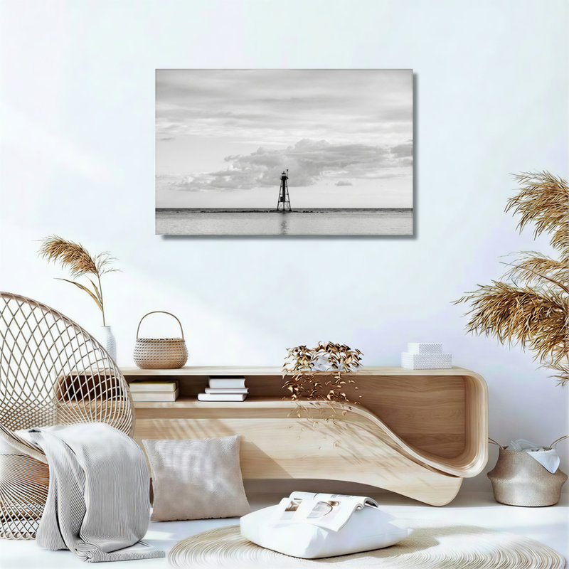 «Lighthouse Horizon», reproduction d'art sur toile, ensemble de 1, Wrapped Canvas, H 32 po x l 48 po