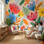 Papier peint floral-295182240-295182247
