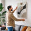 Floating Forms Minimalist - Wrapped Canvas-131764348-131764352