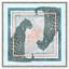 Dual Paris Cheetah Print Glam Jungle by Oliver Gal, Black Frame, 12 x 12-2102996301-2102996316
