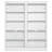 Tall Wood Bookcase Suite with Adjustable Shelves-185508746