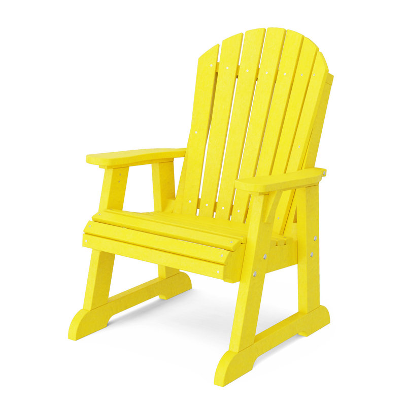 Fauteuil à dossier haut Heritage, Jaune citron