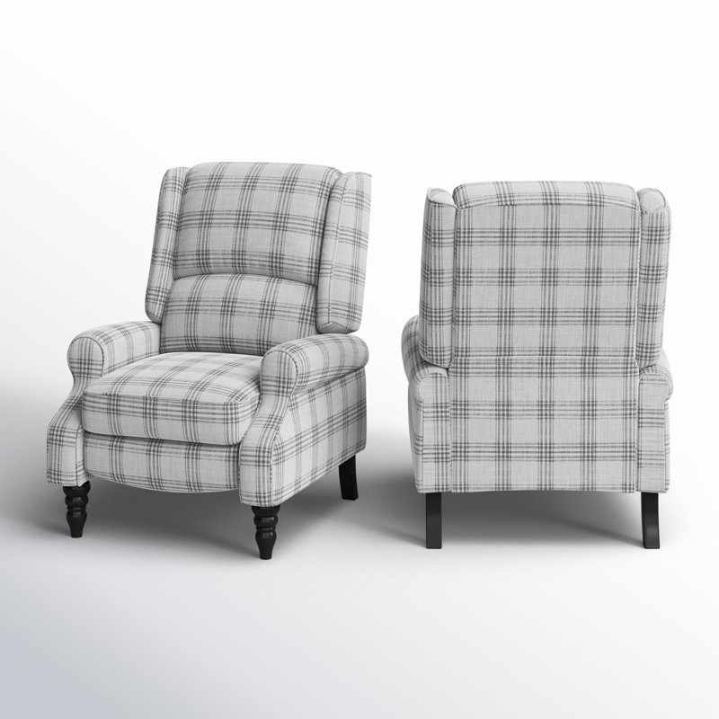 Fauteuil inclinable standard Brody de 31 po de largeur, Gris carreauté