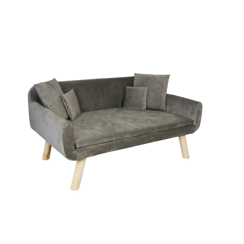 Durazo Orthopedic Polyester Pet Bed, 50cm H x 103cm W x 60cm D, Taupe