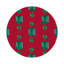 Sous-verres ronds en cuir Gem Emeralds-119015207