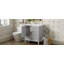 Ensemble de meuble-lavabo moderne avec lavabo 30 po, meuble-lavabo moderne avec porte à fermeture douce et 3 tiroirs, structure en bois massif-126202348