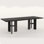 Ancient style rectangular solid wood dining table
