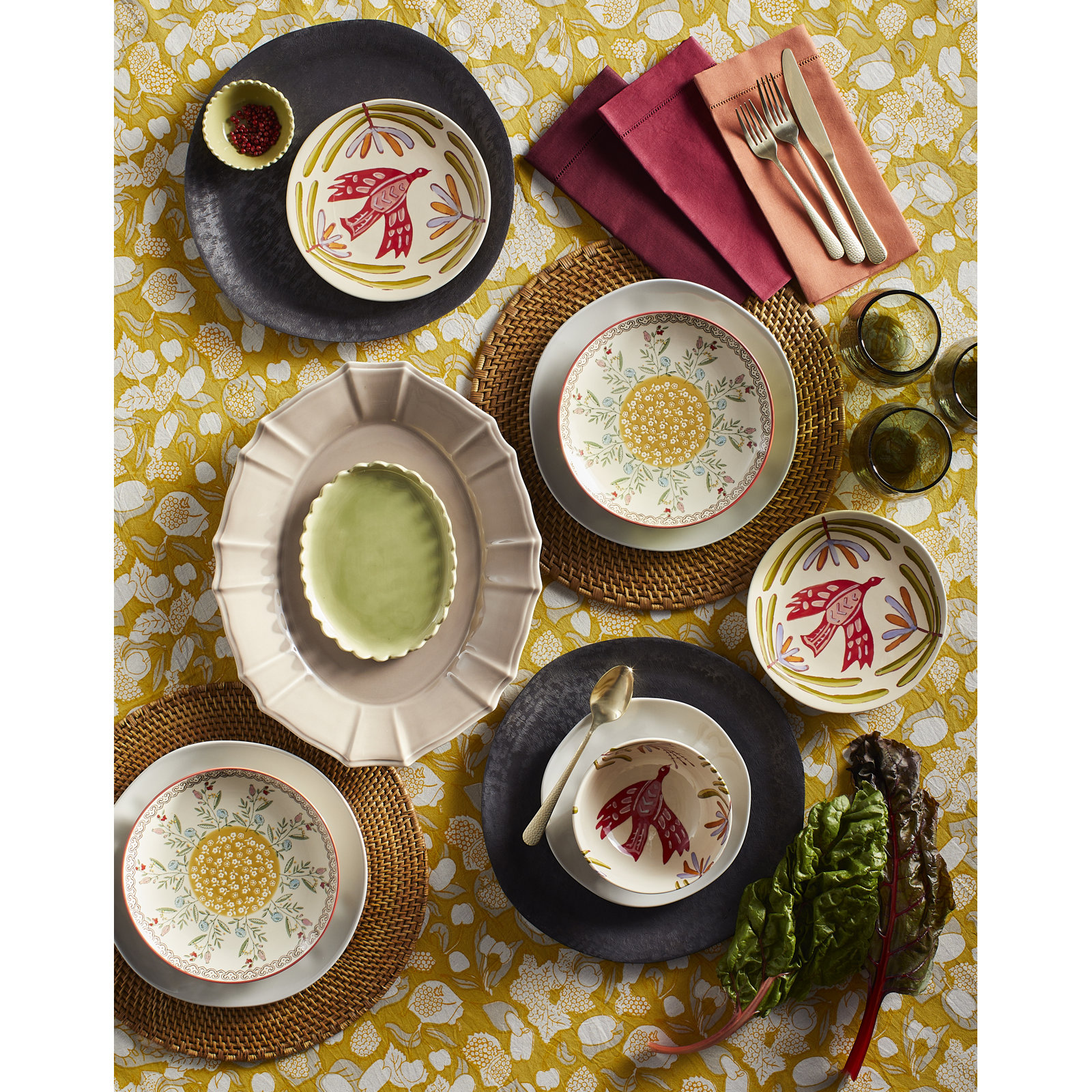 Chloe Oval Platter, Taupe
