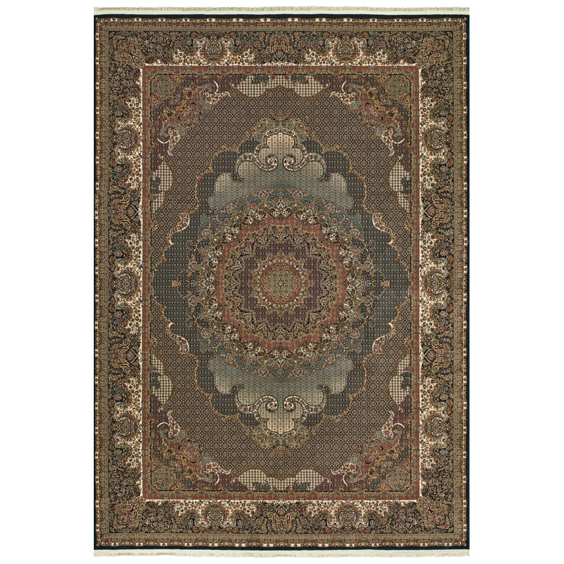 Tapis brun Gorski, Rectangle 5 pi 3 po x 7 pi 6 po