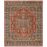 Samarkand 121 Area Rug In Red / Blue