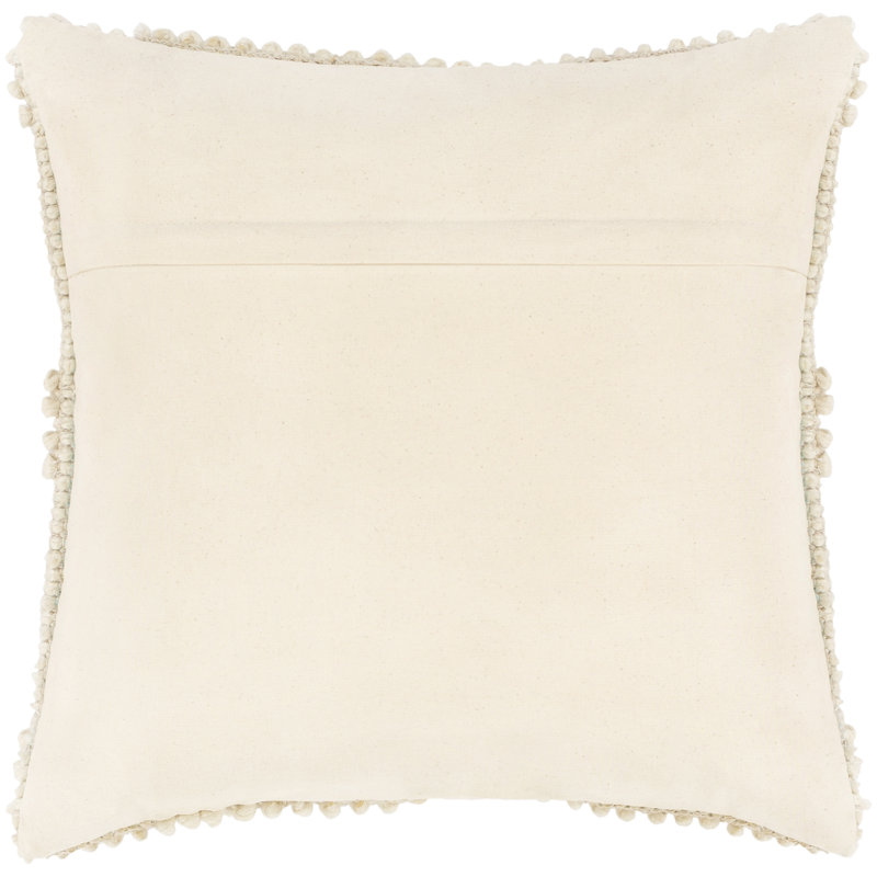 Housse de coussin décoratif, Ivoire/blanc