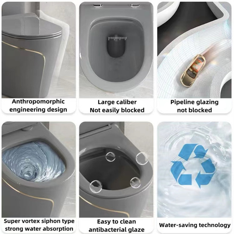 Dual-Flush Elongated One-Piece Toilet (Seat Included)