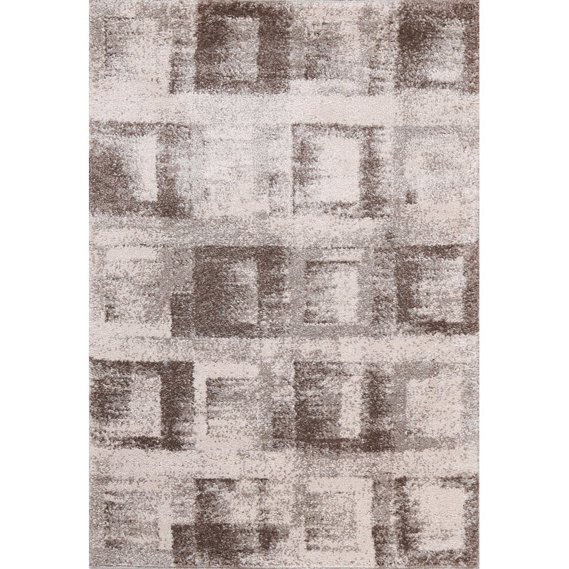 Tapis oriental géométrique transitionnel 2X3, Rectangle 2 pi 7 po x 9 pi 10 po