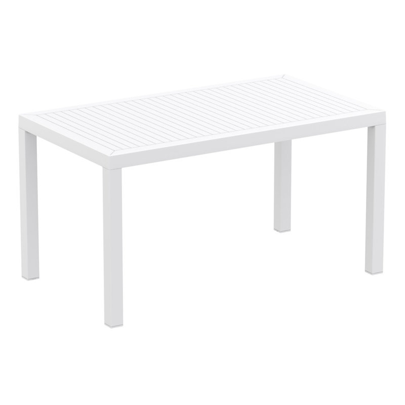 Table de salle à manger Brette, Blanc, 55 pouces