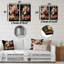 Ensemble de 2 décorations murales en métal Dessert Harmony And Flowers - Desserts-325423638