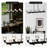 Chandelier For Dining Room, 10-Light Black Farmhouse Linear Pendant Light Fixture, Modern Crystal Hanging Lighting Chandelier For Kitchen Island, Bar, Long Table, G9 Bulb(10*G9*MAX 40W)