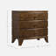 Table de chevet 3 tiroirs Burl Oak-122481404
