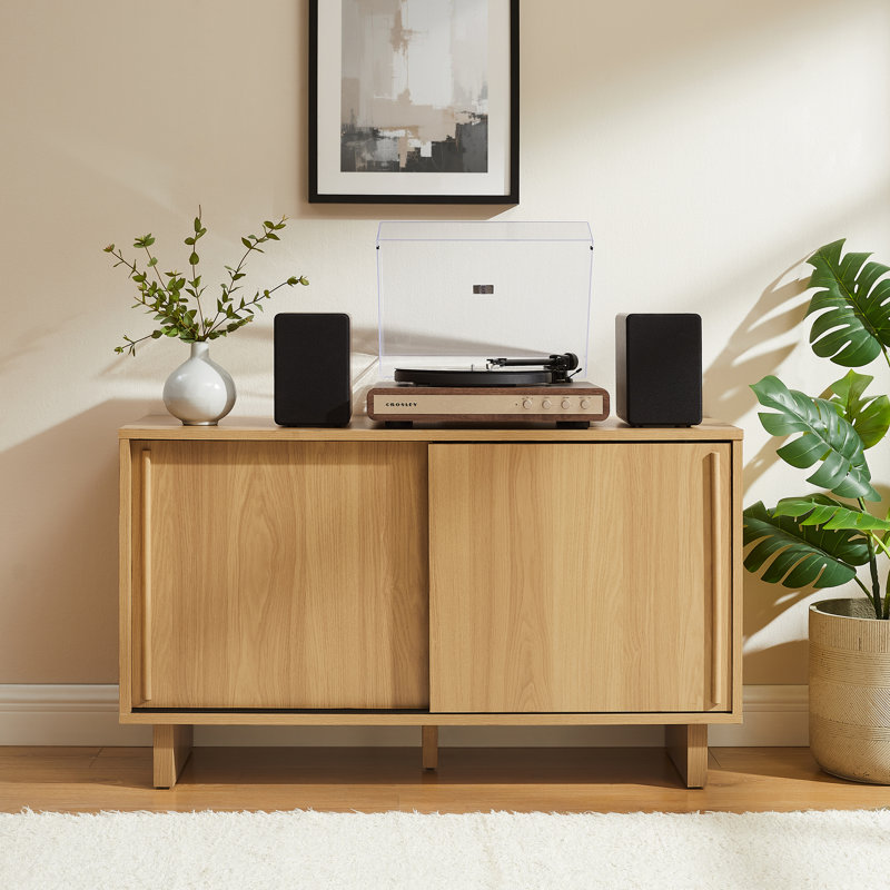 Gemma Medium Record Player Cabinet With Vinyl Storage