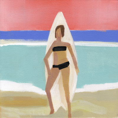 «Surfer Girl III» sur toile