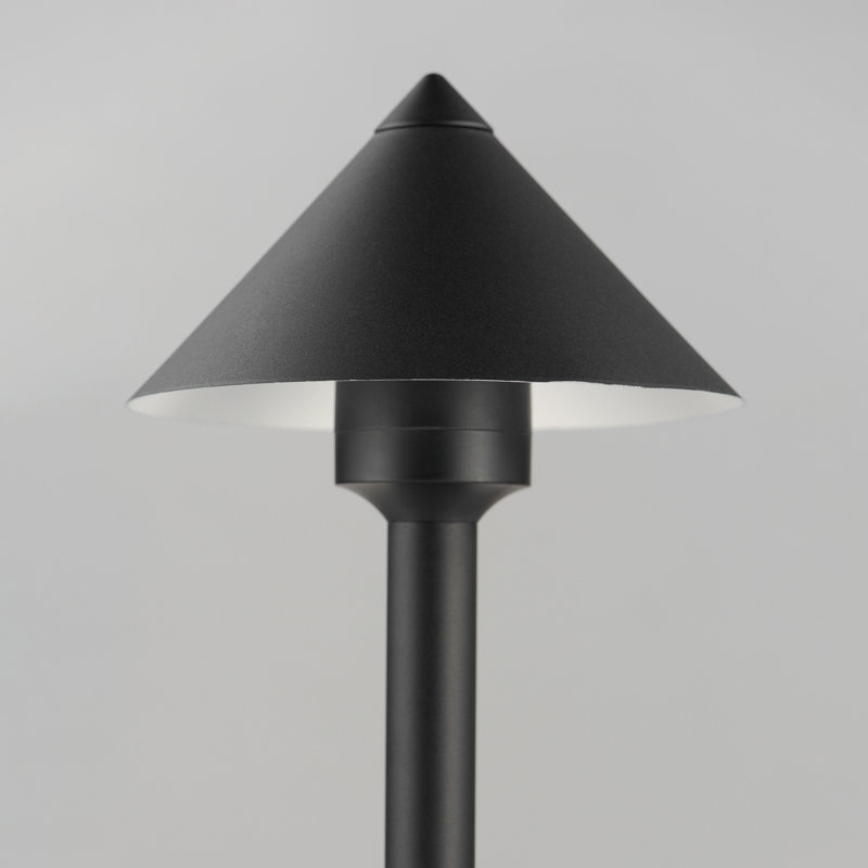 Alumilux: Bollard-Outdoor Pathway Light, Black/Yellow