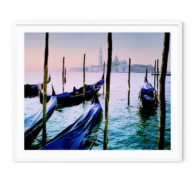 Gondolas at Dawn - Picture Frame Photograph