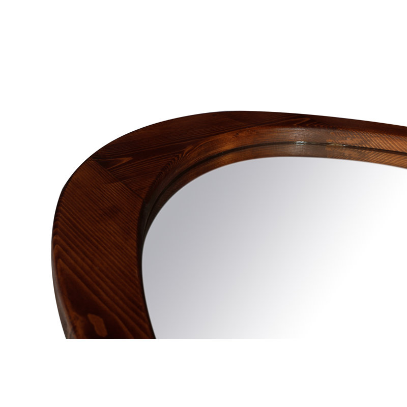 Blaxton Flat Mirror, 47" x 30", Black