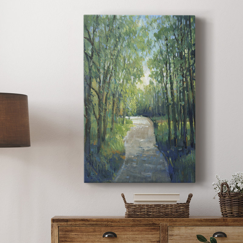 Golden Light Pathway I - galerie sur mesure, H 48 po x l 32 po