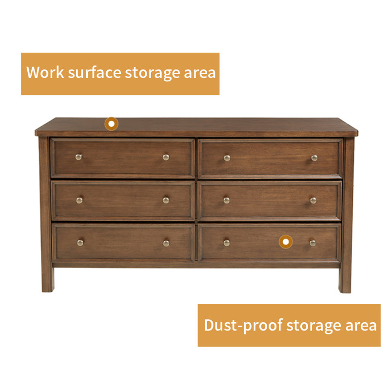 Commode d'appoint style Mid-Century américain