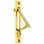 Solid Brass Edge Pull