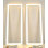 Luminaire encastré à grille DEL - Panneau lumineux à cadre mince pour éclairage de plafond suspendu (bureau, école, hôpital)