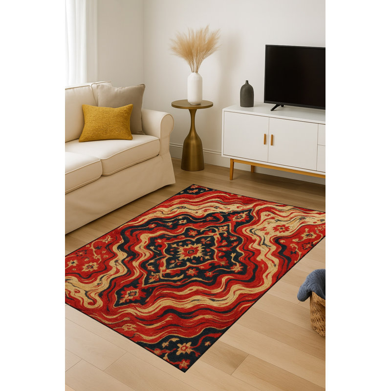 Tapis tissé à la main Mosso, 2'6" x 4'11"