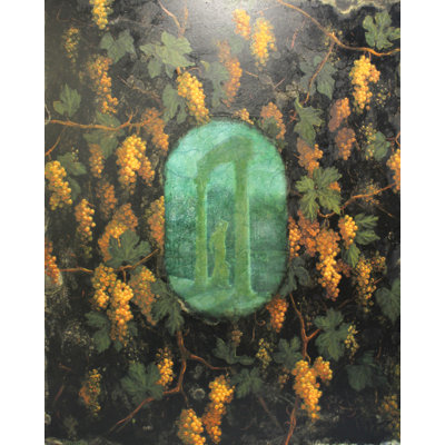 Grapes With Arch Painting by Miroslav Antic