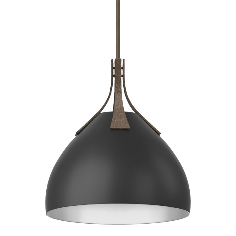 Summit 1 - Light Single Dome Pendant, Black, Bronze