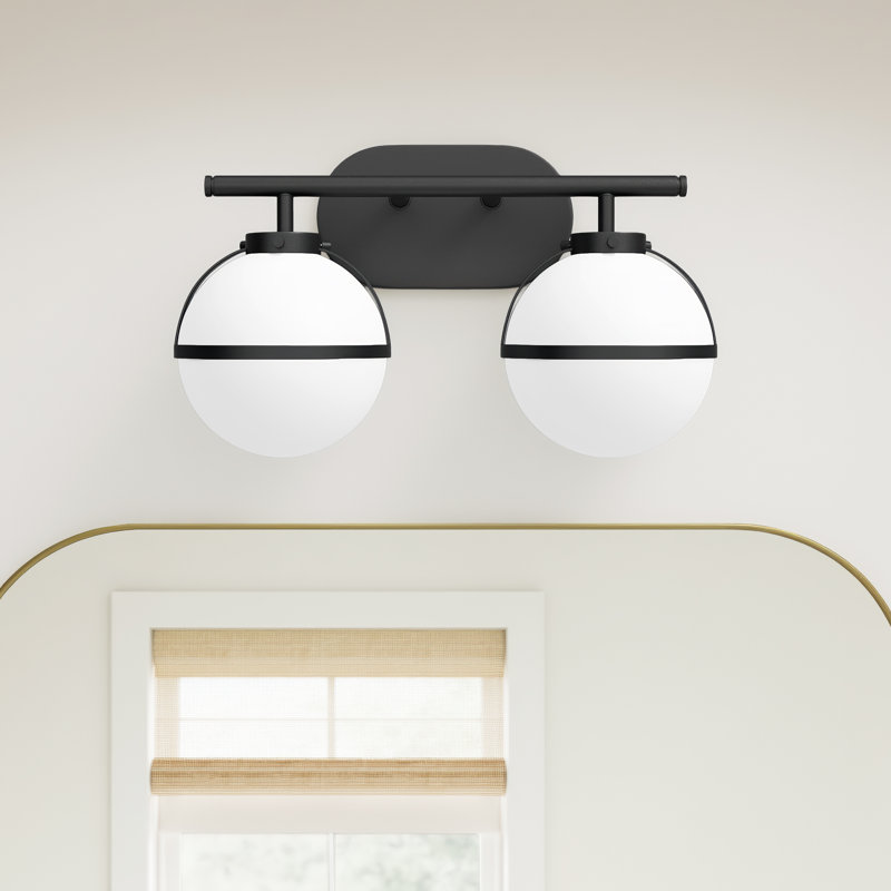 Adneta 2 - Light Dimmable Vanity Light, Black