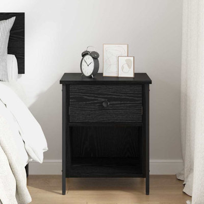 40cm W Manufactured Wood Bedside Table