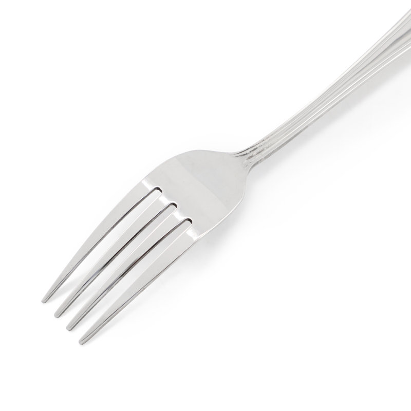 Gibson Home Hillside Daisies 10 Piece Stainless Steel Dinner Fork Set