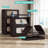 20" Side Wide Folding Storage Cabinet ,5 Tiers,Collapsible Storage Bins With Magnetic Door, Plastic Storage Cabinet With Wheels-109700251