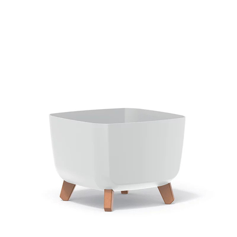 Talonda Pot Planter, 27cm H x 40cm W x 40cm D, White