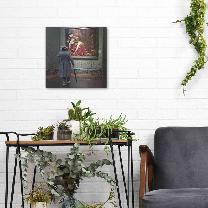 "Image dans une image" par Luxe Metal Portfolio, H 12 po x l 12 po