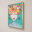 "Floral Lady Turquoise" par Nola James - Impression sur toile